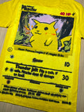 Pikachu Pokémon Hand Dyed Short Sleeve T-Shirt