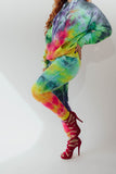 ROYGBIV Rainbow Tie Dye Jogger Pants - The Tie Dye Company