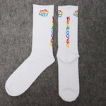 Keep Going TDC Rainbow Cloud Socks - The Tie Dye Company