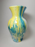 Hand Painted Glass Vase