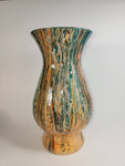 Hand Painted Glass Vase