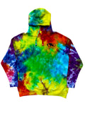 Rogue Rhino Gardens Rainbow Cloud Tie Dye Pullover Hoodie