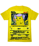 Pikachu Pokémon Hand Dyed Short Sleeve T-Shirt