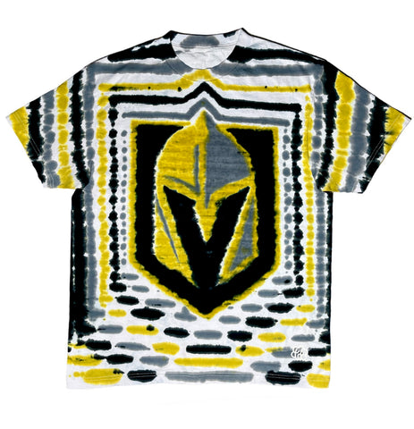 Vegas Knights Tie Dye Short Sleeve T-Shirt
