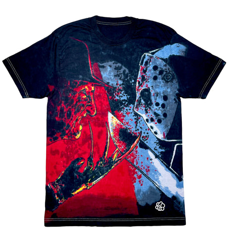 Freddy vs. Jason Hand Dyed Short Sleeve T-Shirt