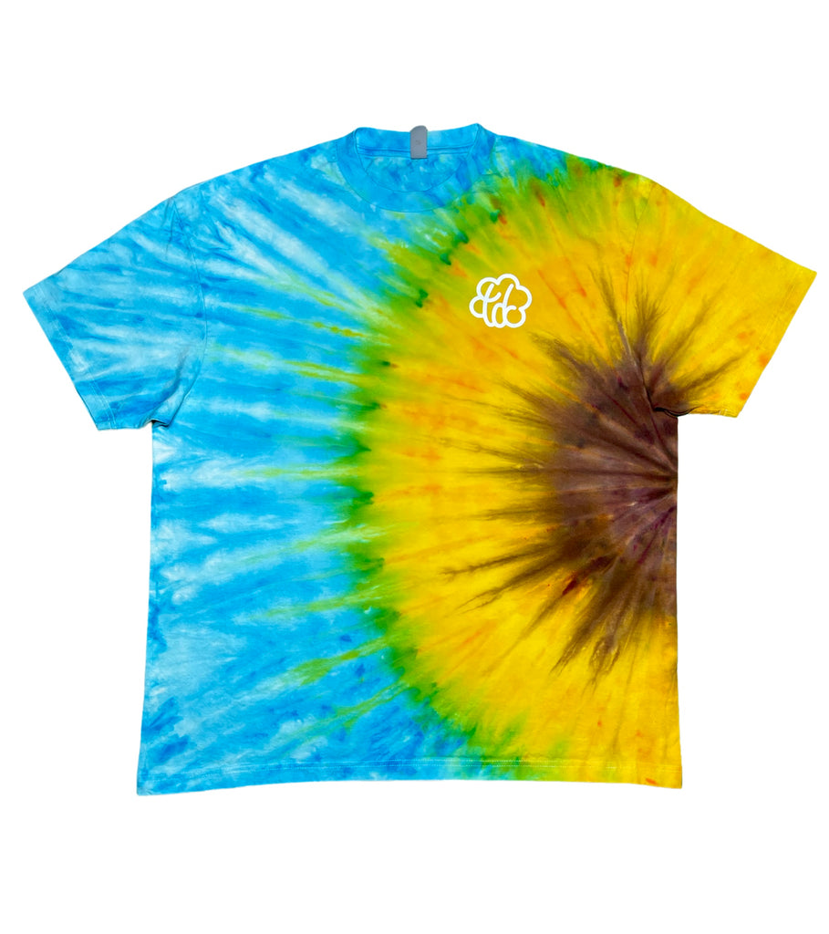 Yellow/Green/Blue/Orange Tye Dye T-Shirt