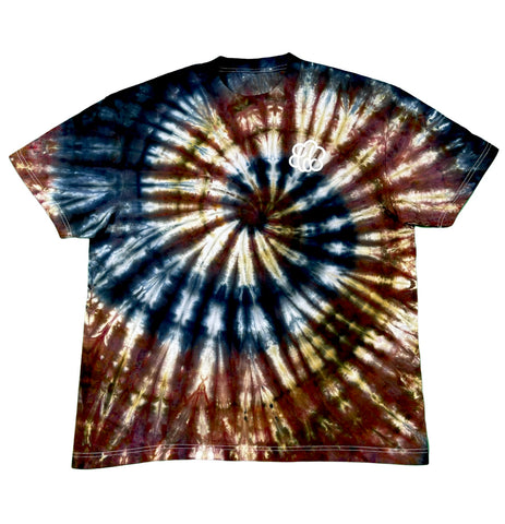MORE Spiral x Black Tie Dye Short Sleeve T-Shirt (6 Color Options) - The Tie Dye Company