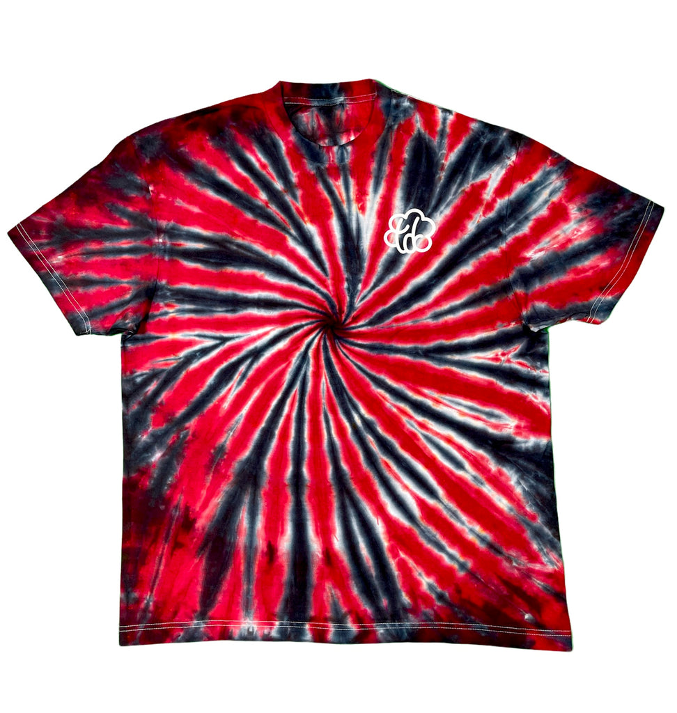 Red, Black, and White Tie Dye Shirts - Laser - Tie Dye Wholesaler