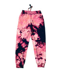 YOUTH Pink Navy Reverse Tie Dye Jogger Sweat Pants - The Tie Dye Company