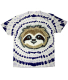 Sloth Tie Dye Short Sleeve T-Shirt