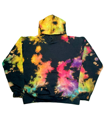 YOUTH ROYGBIV+ Reverse Tie Dye Pullover Hoodie - The Tie Dye Company