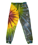 Green Sunflower Tie Dye Jogger Pants - The Tie Dye Company