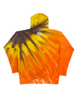 Orange Sunflower Tie Dye Pullover Hoodie - The Tie Dye Company