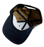 Rainbow Cloud 6-Panel Classic Premium Flat Visor Snapback Hat (Camo) - The Tie Dye Company