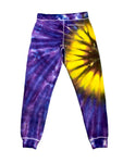 Purple Sunflower Tie Dye Jogger Pants - The Tie Dye Company