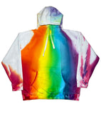 Crayon Melt Rainbow Tie Dye Pullover Hoodie