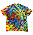 Primary Wig Wag Tie Dye Short Sleeve T-Shirt - The Tie Dye Company