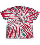 Christmas Swirl Tie Dye Short Sleeve T-Shirt - The Tie Dye Company