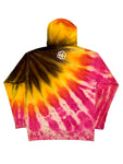 Pink Sunflower Tie Dye Pullover Hoodie - The Tie Dye Company