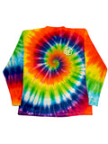 ROYGBIV Spiral Rainbow Tie Dye Long Sleeve T-Shirt - The Tie Dye Company