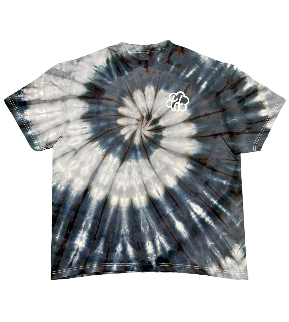 Spiral x Black Tie Dye Short Sleeve T-Shirt (9 Color Options