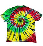 Rasta Spiral Tie Dye Short Sleeve T-Shirt - The Tie Dye Company
